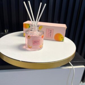 Diffuseur de Parfum d’Ambiance 50 ml – Bouteille en Verre Élégante | Parfum Fruité & Huiles Essentielles