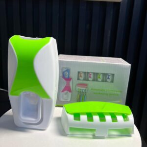 Distributeur de Dentifrice Mural Anti-Poussière – Famille & Enfants (Mains Libres)