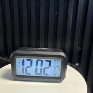 Réveil Numérique LED Design - Horloge Bureau Électronique Multifonction