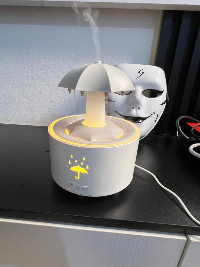 Humidificateur & Diffuseur d'Aromathérapie 300mL avec Télécommande - Design Parapluie – Image 5