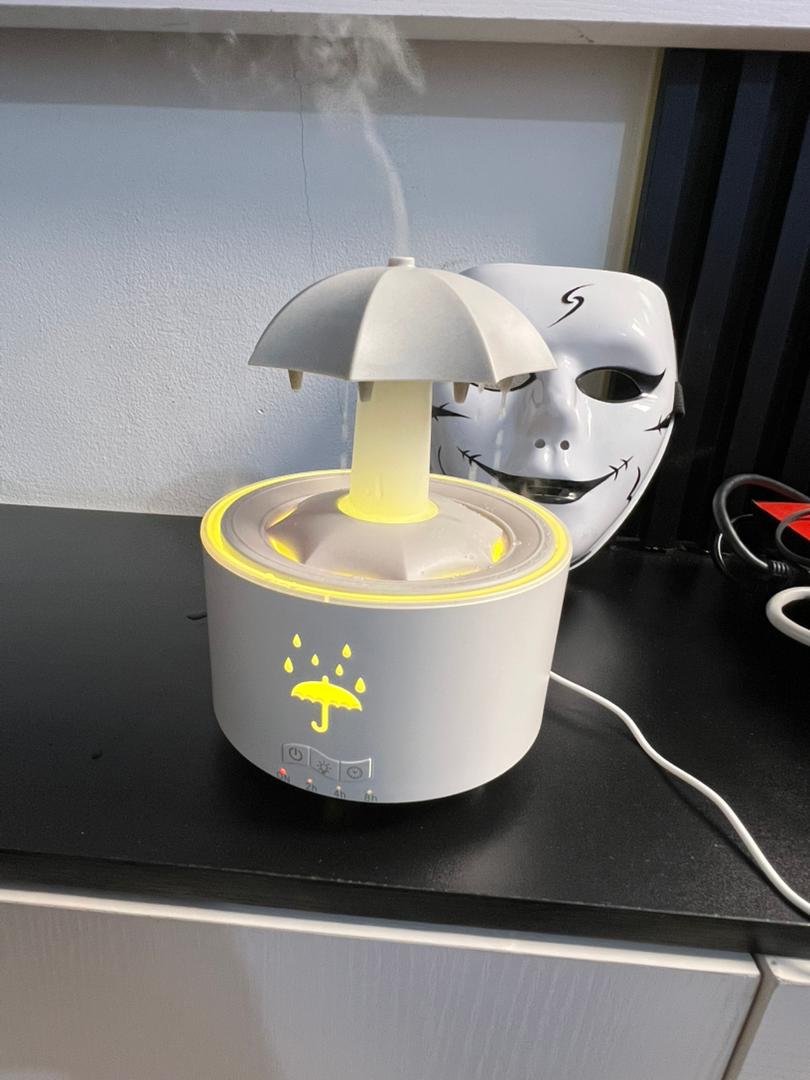 Humidificateur & Diffuseur d'Aromathérapie 300mL avec Télécommande - Design Parapluie – Image 4