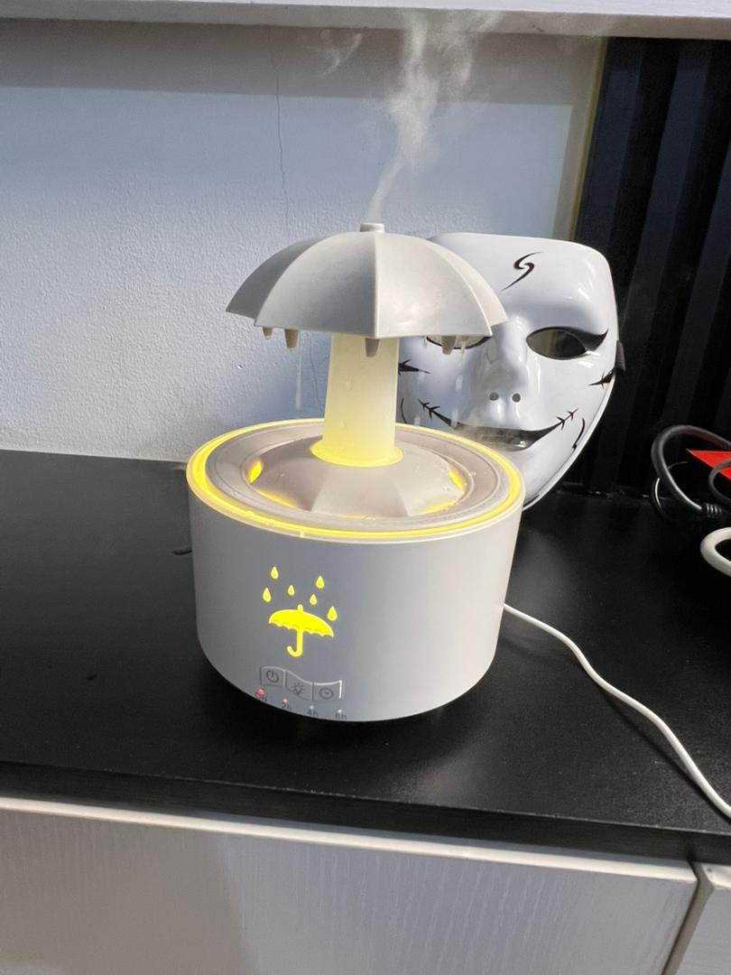 Humidificateur & Diffuseur d'Aromathérapie 300mL avec Télécommande - Design Parapluie – Image 2