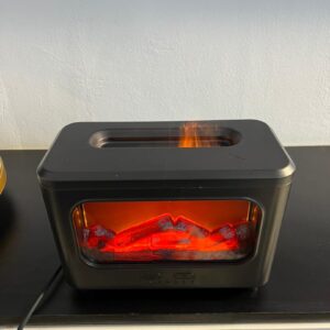 Diffuseur Humidificateur Flamme LED 240mL USB - Effet Cheminée Magique