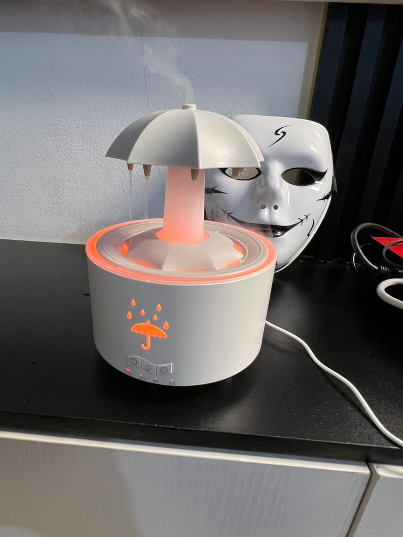 Humidificateur & Diffuseur d'Aromathérapie 300mL avec Télécommande - Design Parapluie – Image 3