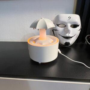 Humidificateur & Diffuseur d'Aromathérapie 300mL avec Télécommande - Design Parapluie